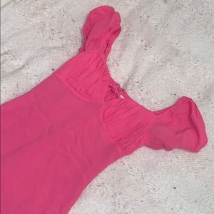 HOT PINK MINI DRESS